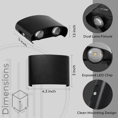 VL-2311/4W Up Down Outdoor Facade Wall Light