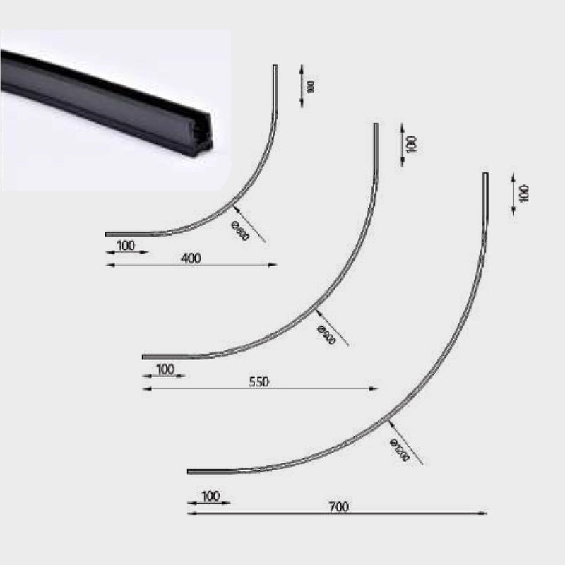 Magnetic 5 MM Track Arc