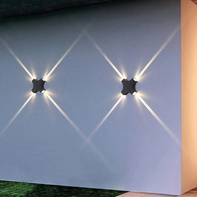 4 Way Outdoor Wall Facade Light