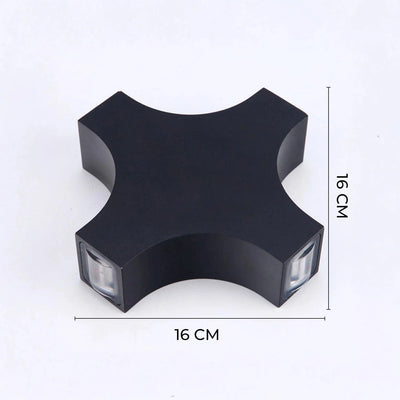 4 Way Outdoor Wall Facade Light
