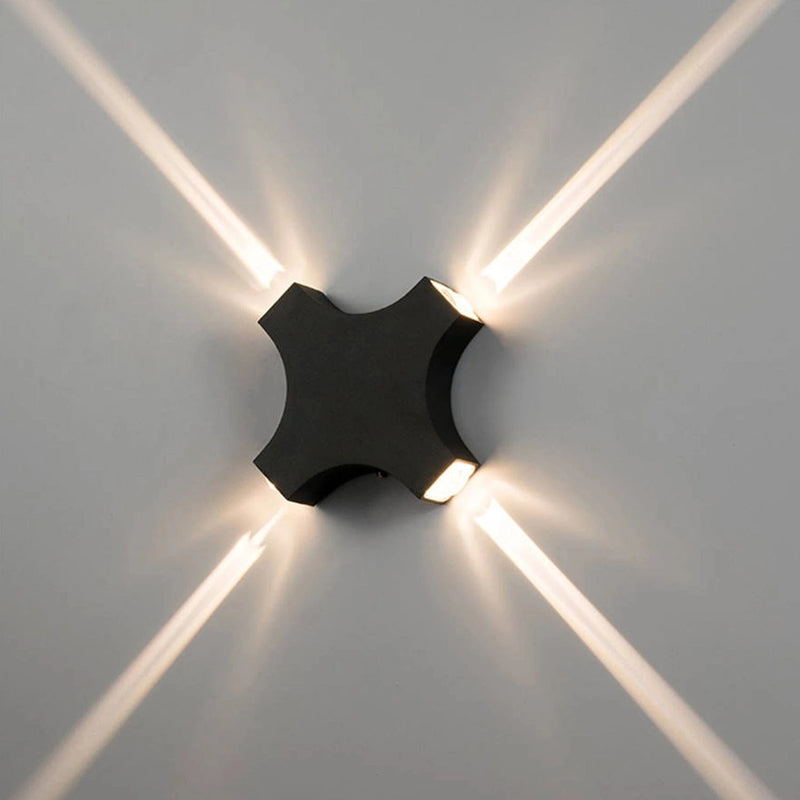 4 Way Outdoor Wall Facade Light
