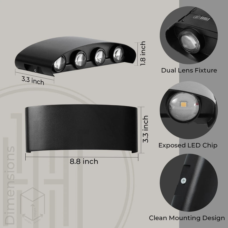 VL-8W Outdoor Wall Facade Light
