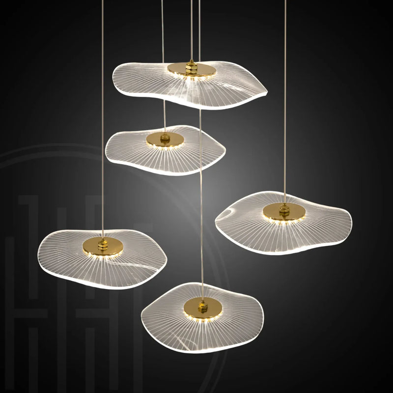 Jelly Fish Acrylic Chandelier