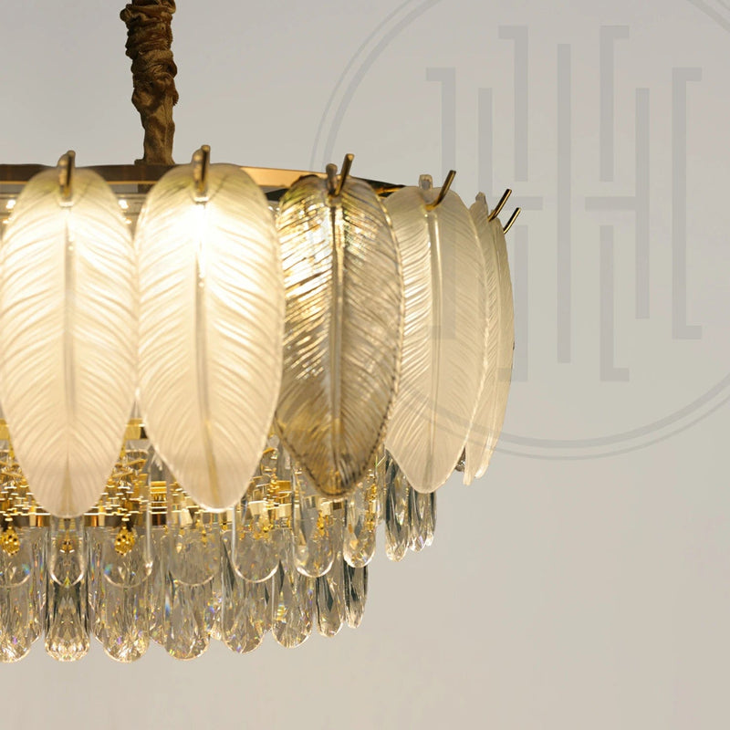 Strelitzia Gold Chandelier