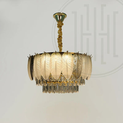 Strelitzia Gold Chandelier