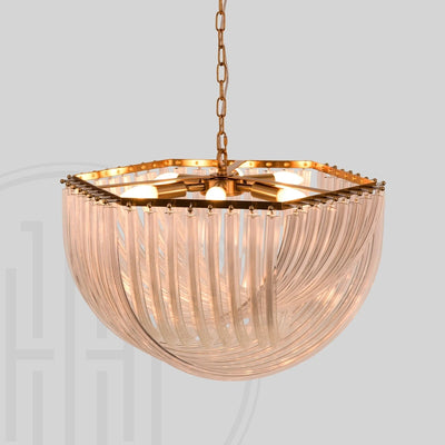 Velora Glass Wave Chandelier