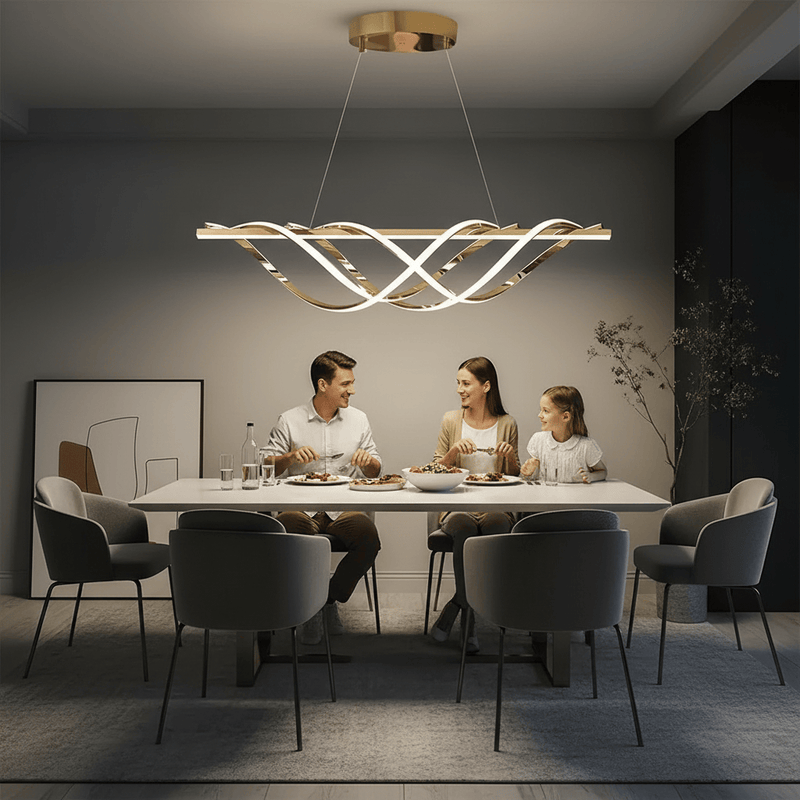 Aurelia Wave Dining Chandelier