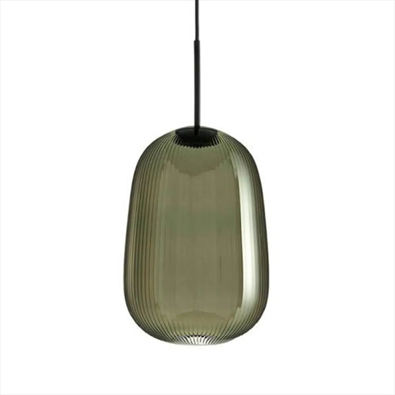 Olive Ripple Pendant Light