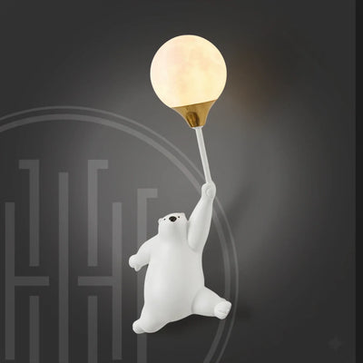 Flarehug Bear Wall Light