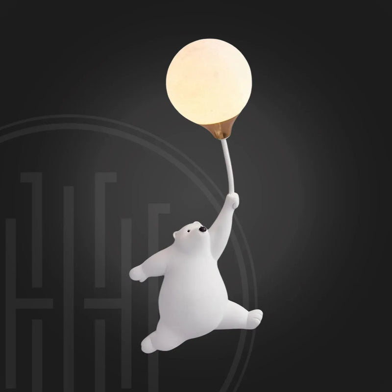 Flarehug Bear Wall Light