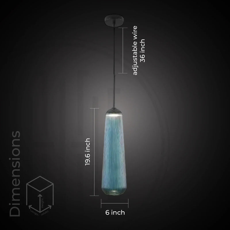 Aqua Spire Pendant Light