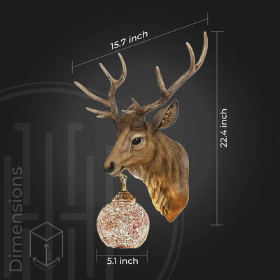 Deer Gaze Wall Light