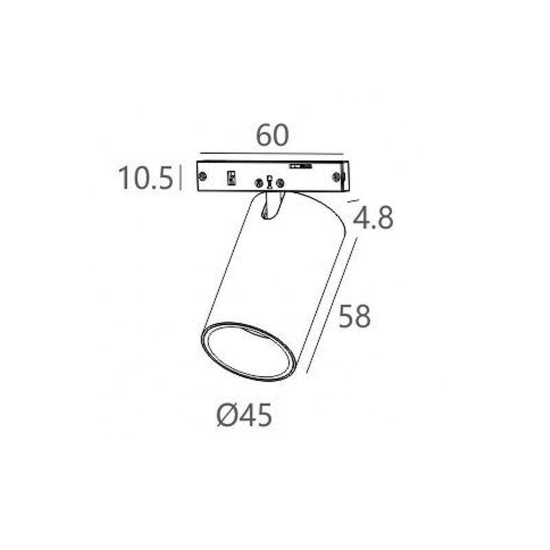 Magnetic Rotateable Tracklight Slimline Series