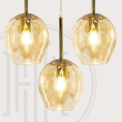Ordo Staircase Long Glass Chandelier