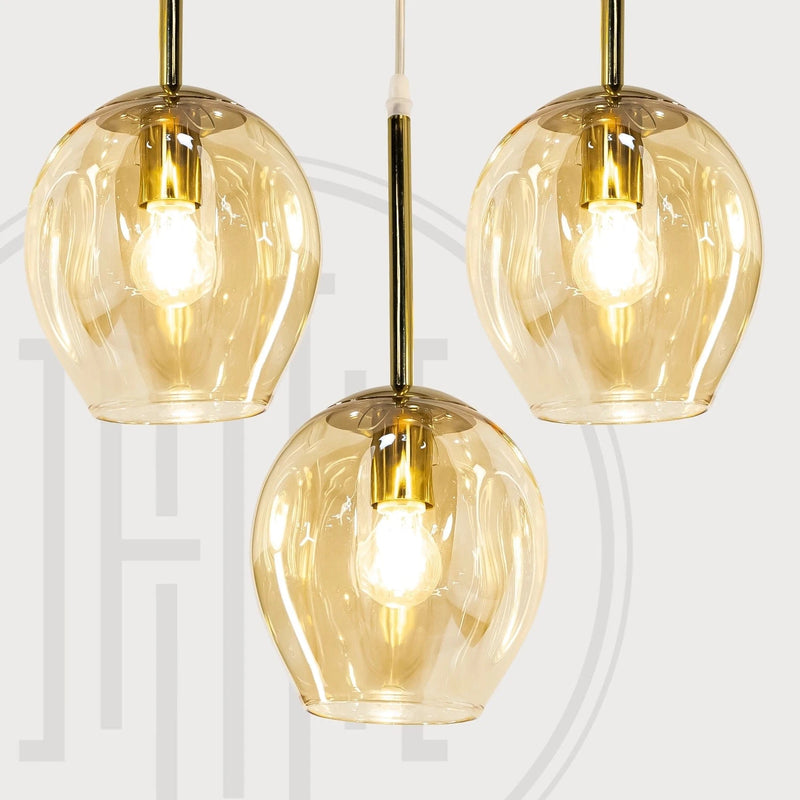 Ordo Staircase Long Glass Chandelier