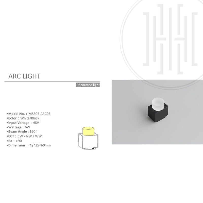 Arc Magnetic Track Light