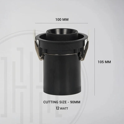 Adjustable Full Recessed COB Spotlight