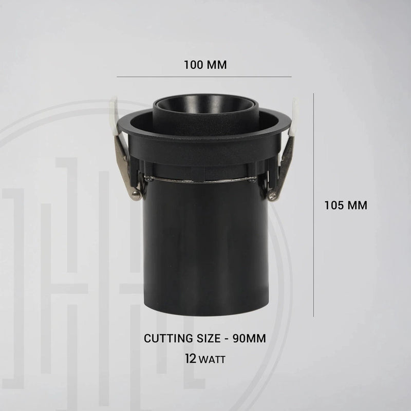 Adjustable Full Recessed COB Spotlight