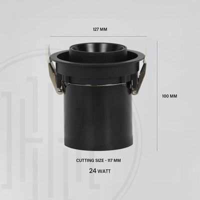 Adjustable Full Recessed COB Spotlight