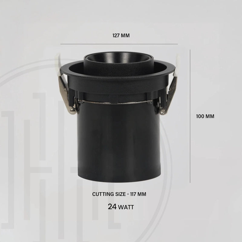 Adjustable Full Recessed COB Spotlight