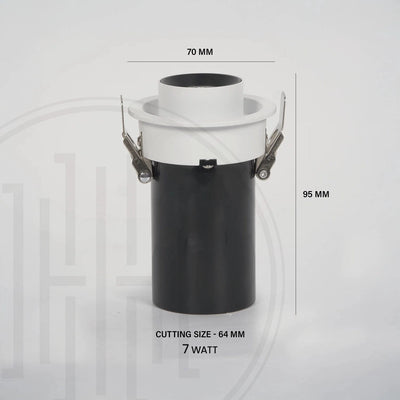Adjustable Full Recessed COB Spotlight