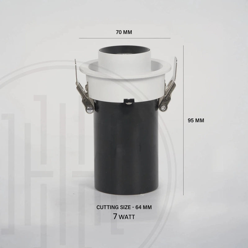 Adjustable Full Recessed COB Spotlight