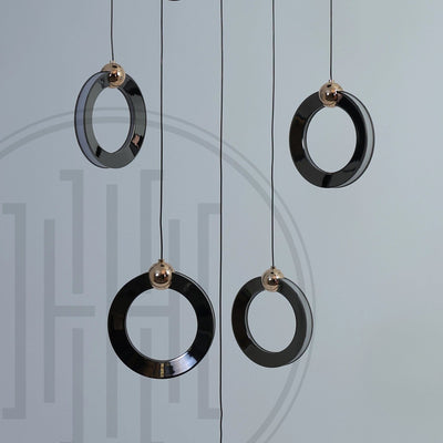 Aerial Rings Hanging Pendant Light