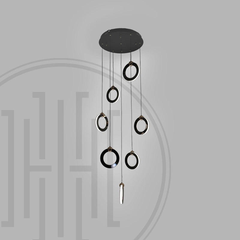 Aerial Rings Hanging Pendant Light