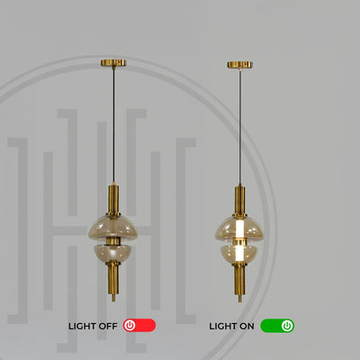 Twin Dome Pendant Light