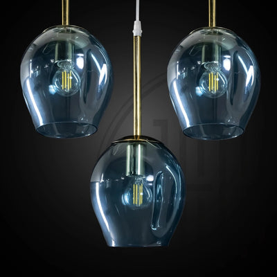 Ordo Staircase Long Glass Chandelier