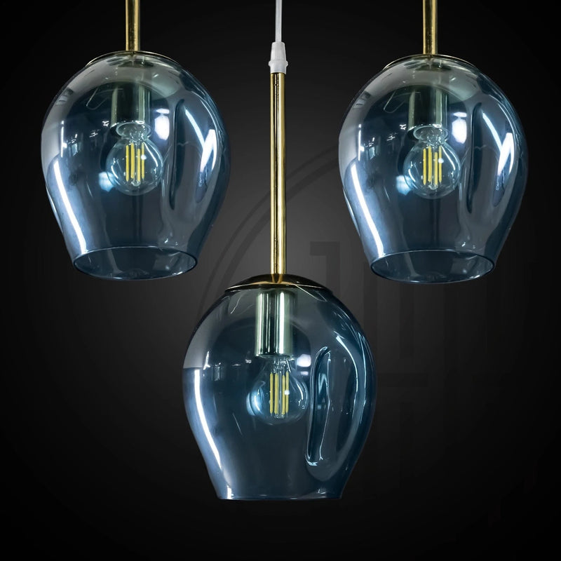 Ordo Staircase Long Glass Chandelier