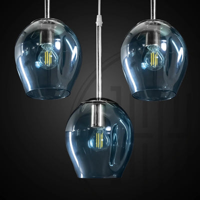 Ordo Staircase Long Glass Chandelier