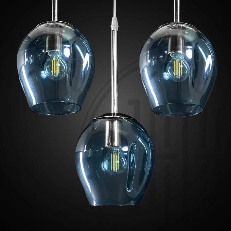 Ordo Staircase Long Glass Chandelier