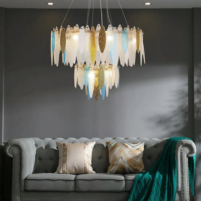 Beach View Double Step Chandelier