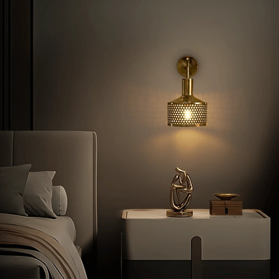 Black Wall Hanging Sconce Light