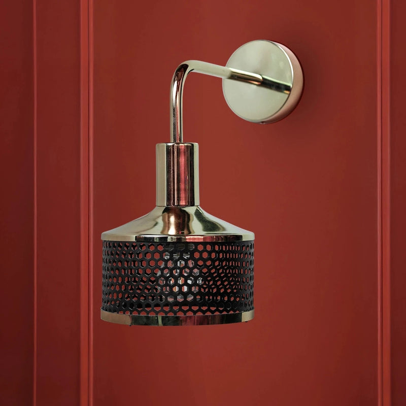 Black Wall Hanging Sconce Light