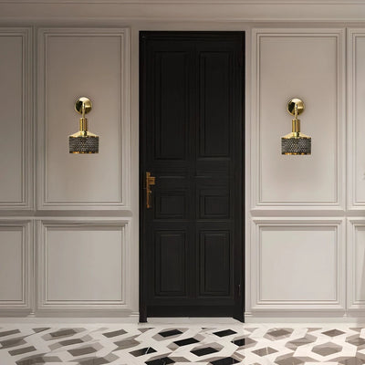 Black Wall Hanging Sconce Light