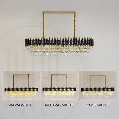 Black Mamba Oval Chandelier