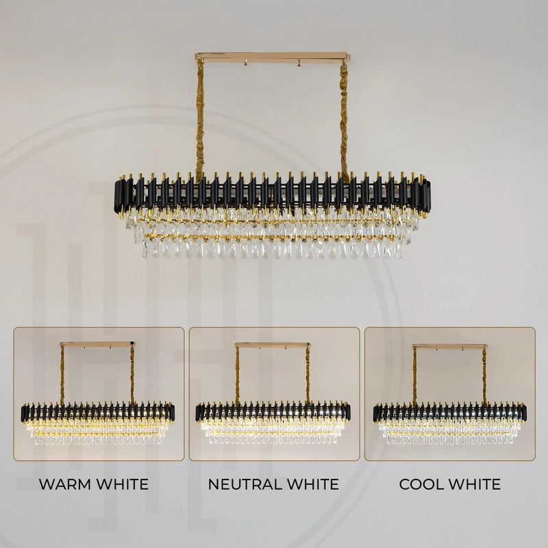 Black Mamba Oval Chandelier