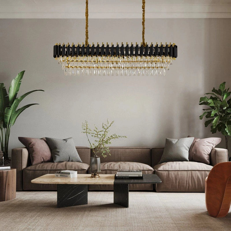 Black Mamba Oval Chandelier