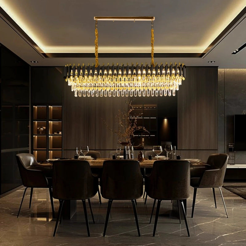 Black Mamba Oval Chandelier