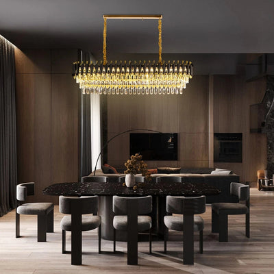 Black Mamba Oval Chandelier