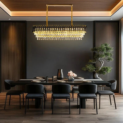 Black Mamba Oval Chandelier