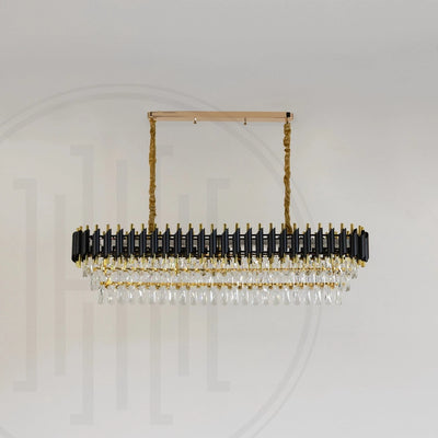 Black Mamba Oval Chandelier