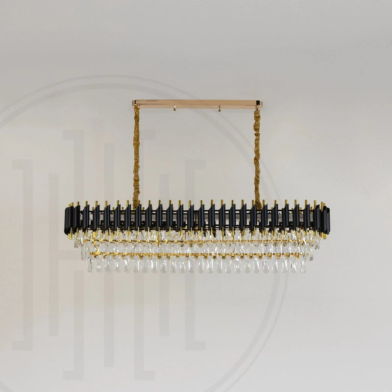 Black Mamba Oval Chandelier