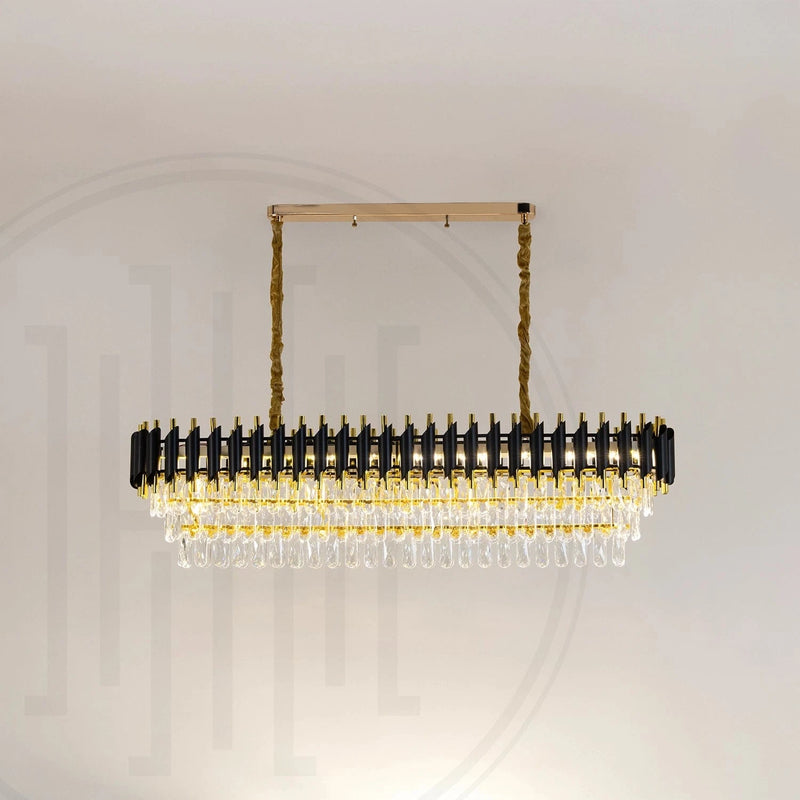 Black Mamba Oval Chandelier