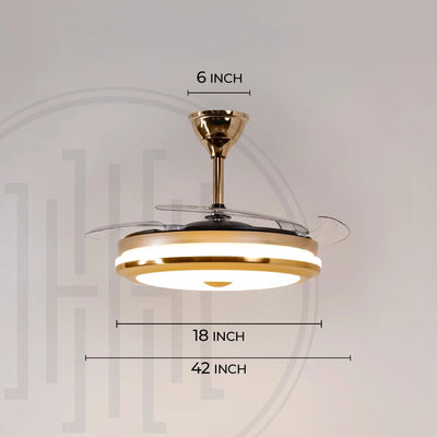 Breeze Lume Ceiling Fan with Remote Control