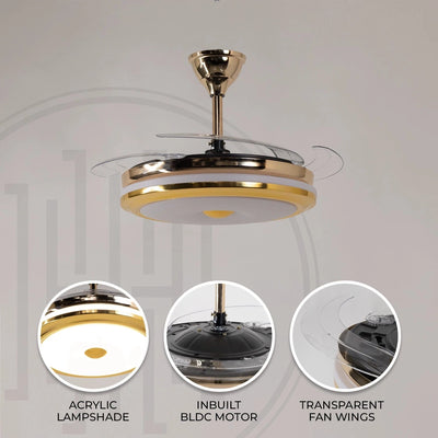 Breeze Lume Ceiling Fan with Remote Control