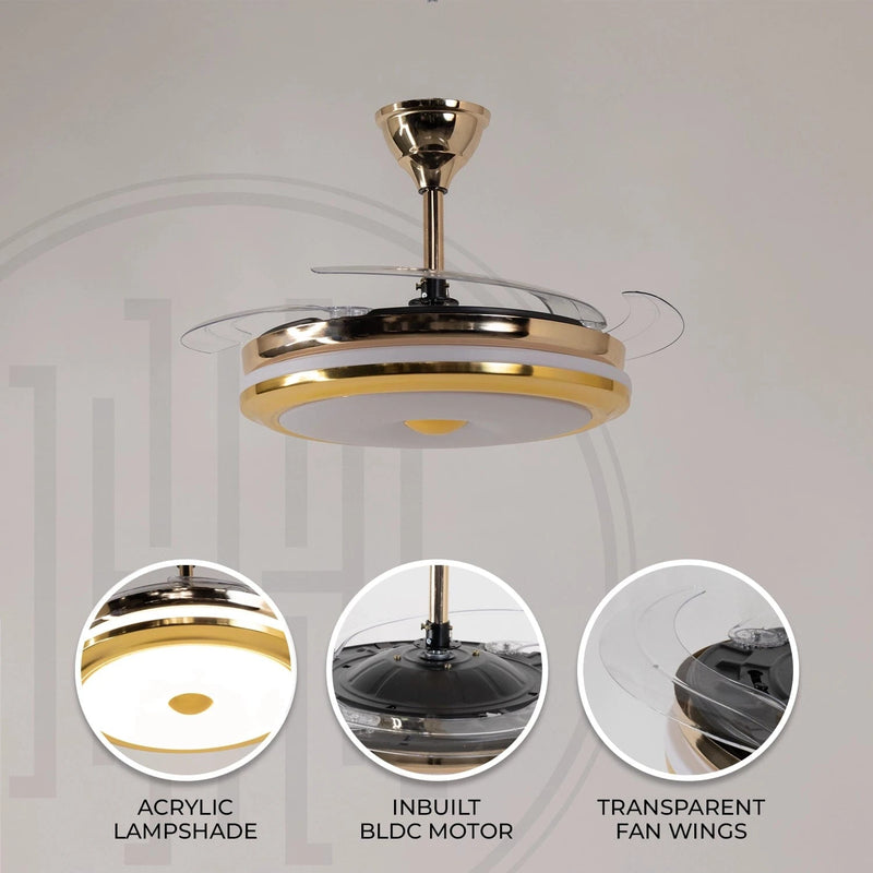 Breeze Lume Ceiling Fan with Remote Control