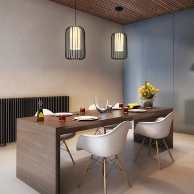 Metal Cage Hanging Light